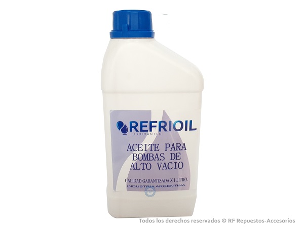 ACEITE REFRIOIL PARA BOMBA DE ALTO VACIO 1L REFRIGERACION    