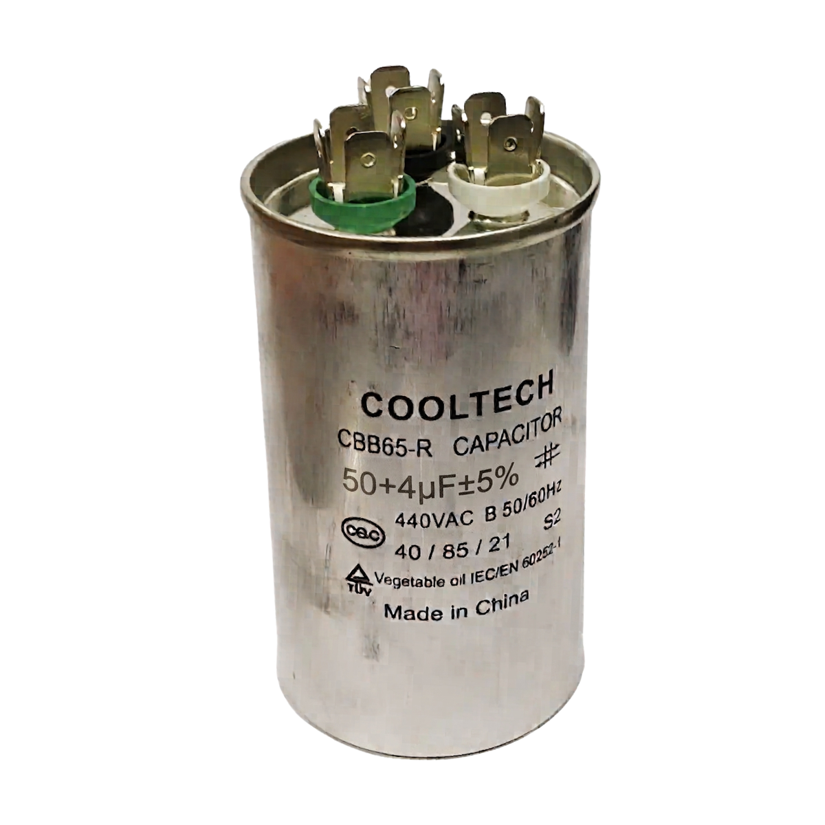 CAPACITOR DUAL METALICO 50+4UF CAPACITOR DUAL METALICO 50+4UF