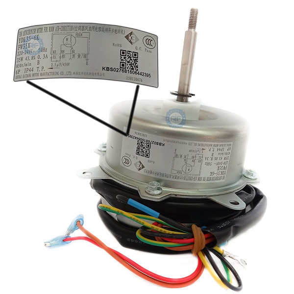 FORZADOR EXTERIOR SPLIT 35W FW35 (YDK35-6K) 3.2KW GIRO IZQUIERDO   