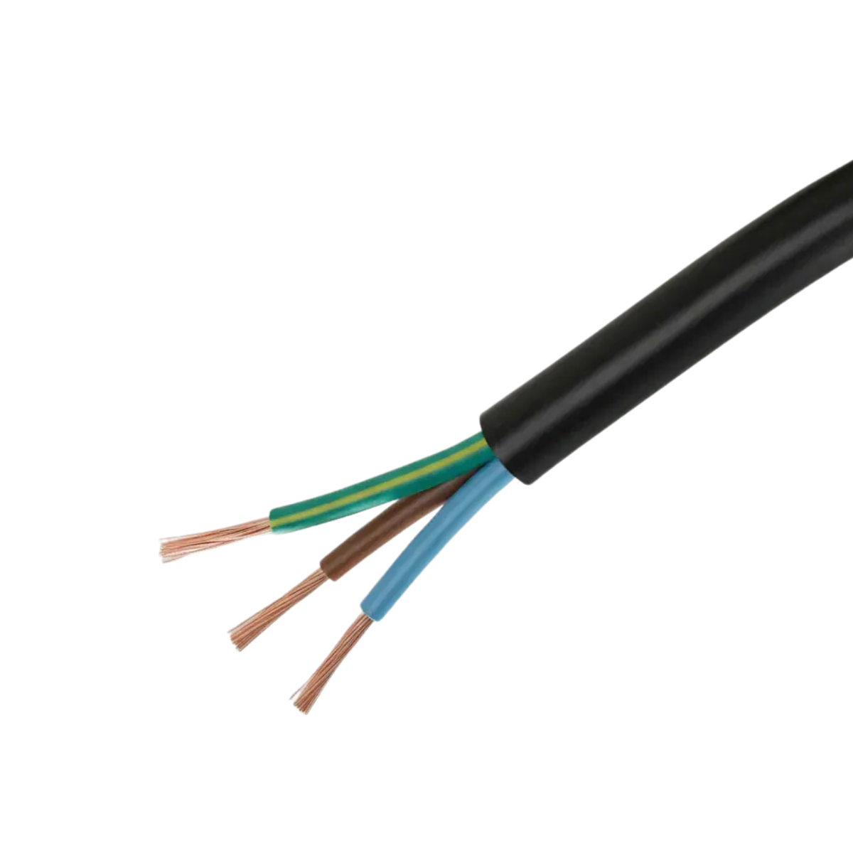 CABLE ENVAINADO NEGRO X METRO 3X1.5MM     