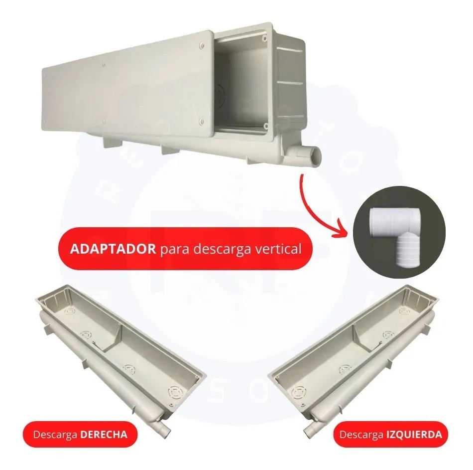 CAJA PRE INSTALACION BLANCA SALIDA VERTICAL &frasl; HORIZONTAL  