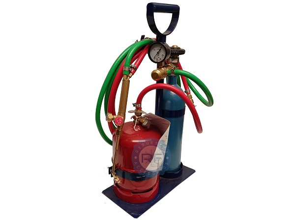 EQUIPO OXIGAS 1KG X 1&frasl;4MT LINEA AZUL  
