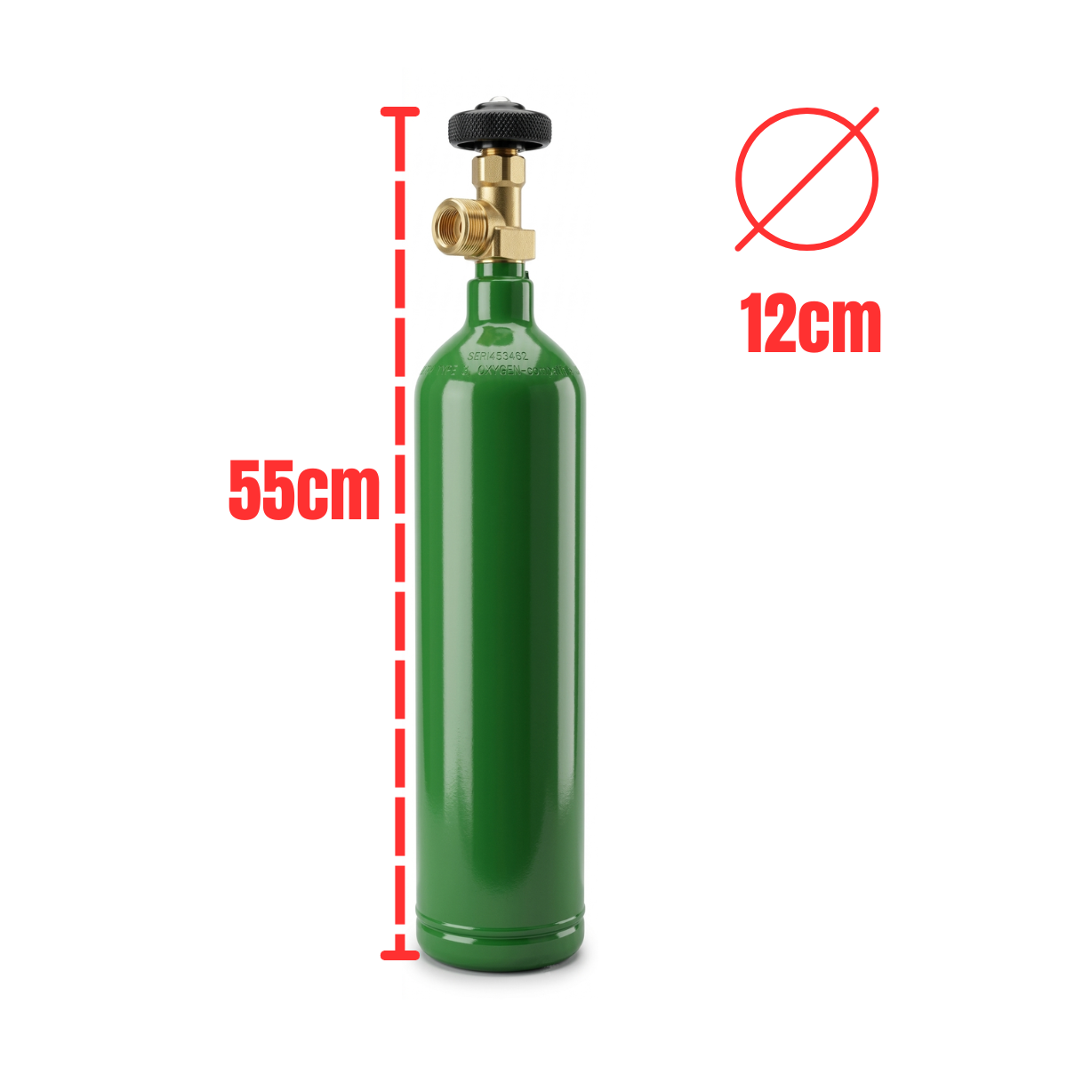 TUBO CILINDRO 1&frasl;2MT3 NITROGENO  