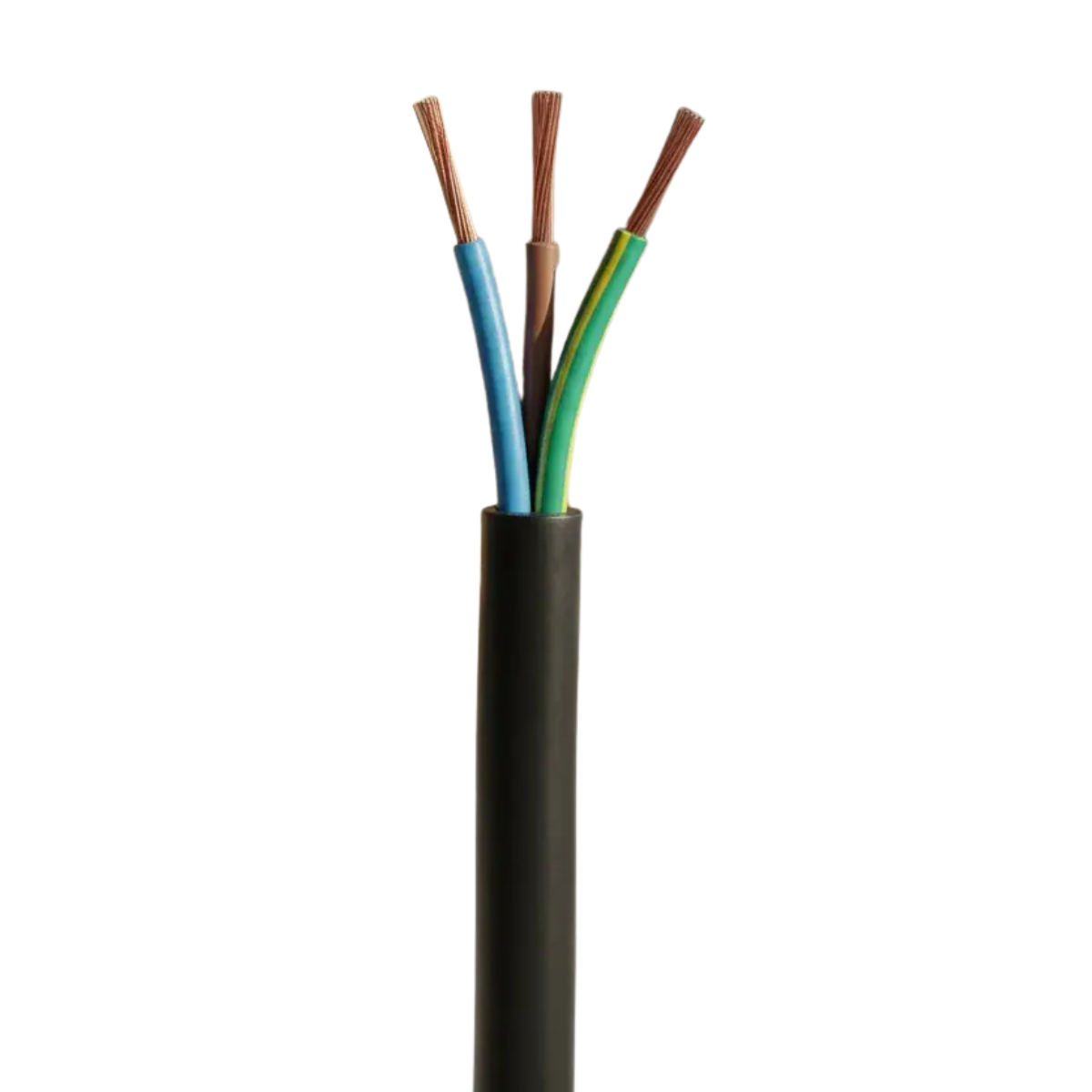 CABLE ENVAINADO NEGRO X METRO 3X2.5MM       