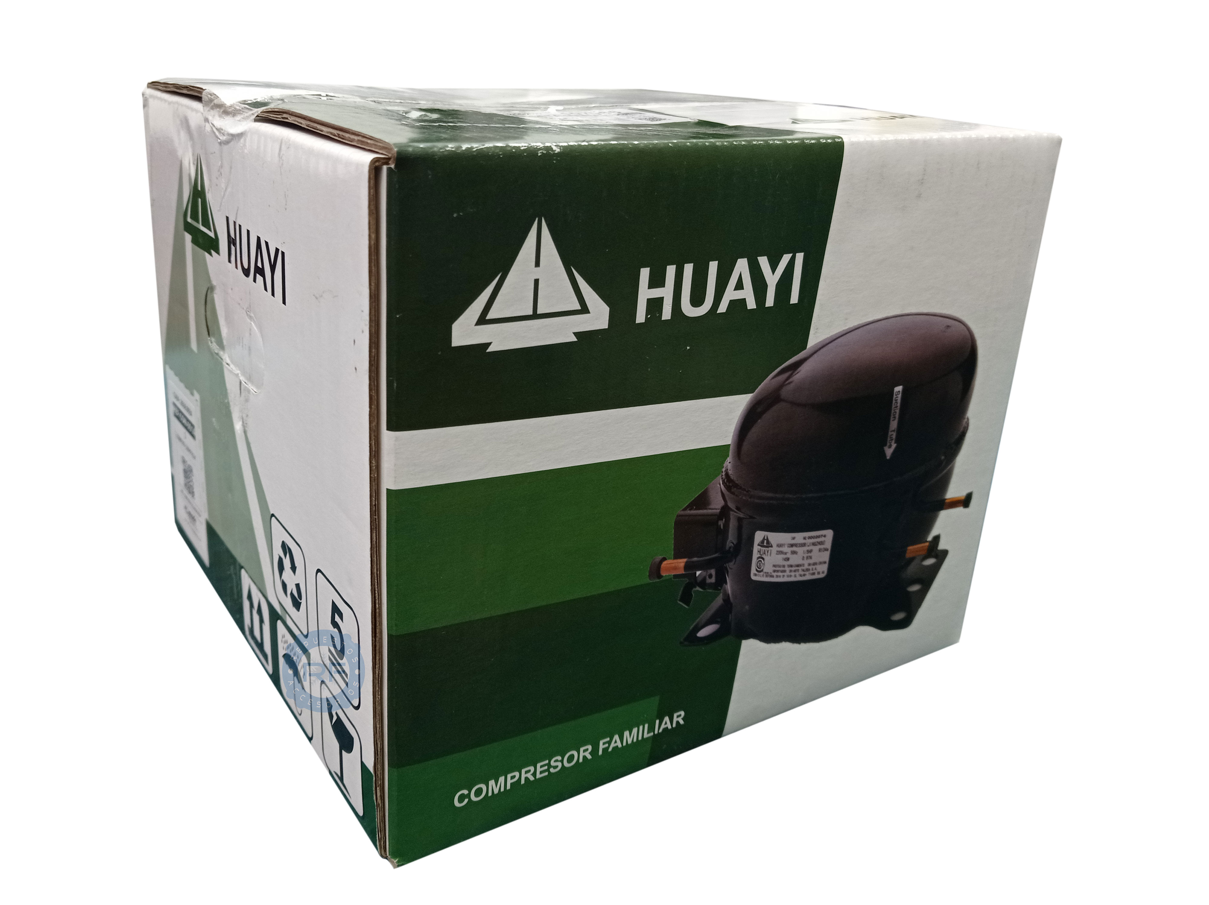 COMPRESOR HUAYI 1&frasl;2 HP C&frasl;CAPACITOR BLEND R134&frasl;R12 FAMILIAR      