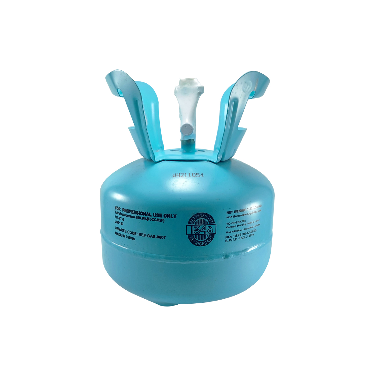 GARRAFA GAS REFRIGERANTE R134 3.4KG ANTON  