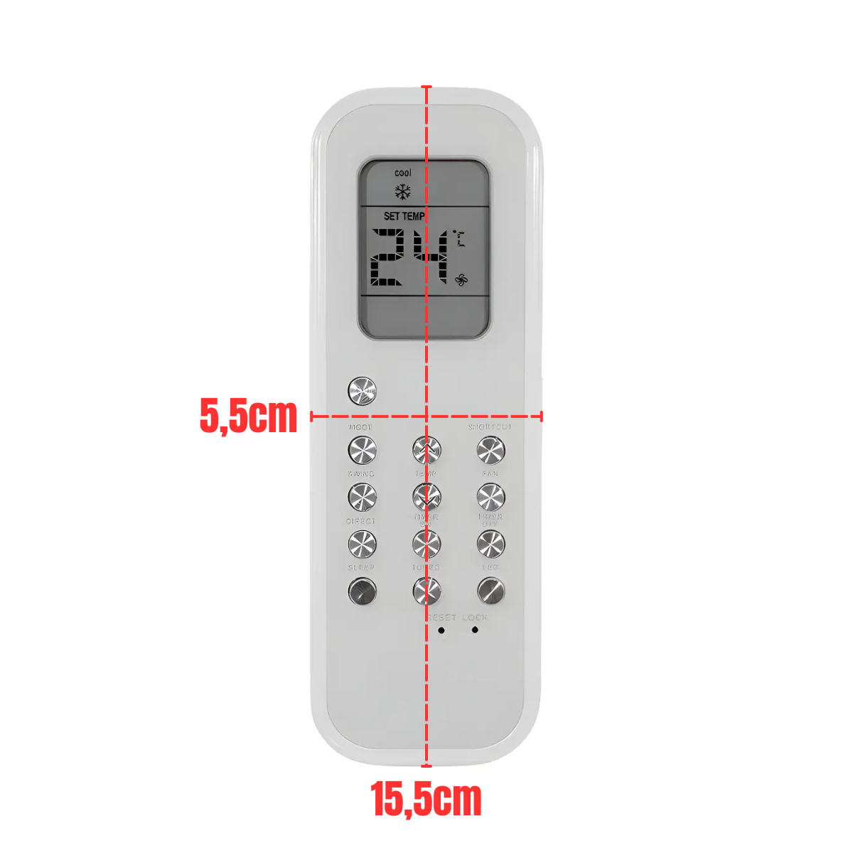 CONTROL REMOTO BGH &frasl; MIDEA (AR814)  
