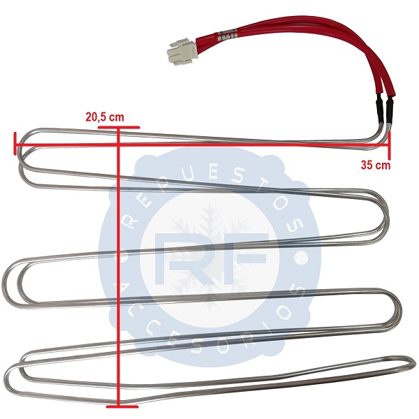 RESISTENCIA HELADERA WHIRLPOOL ARB220 &frasl; ARB221 &frasl; ARB250 &frasl; ARB254 &frasl; WRM37 &frasl; WRM 38 &frasl; WRM39 &frasl; WRM43 &frasl; Y