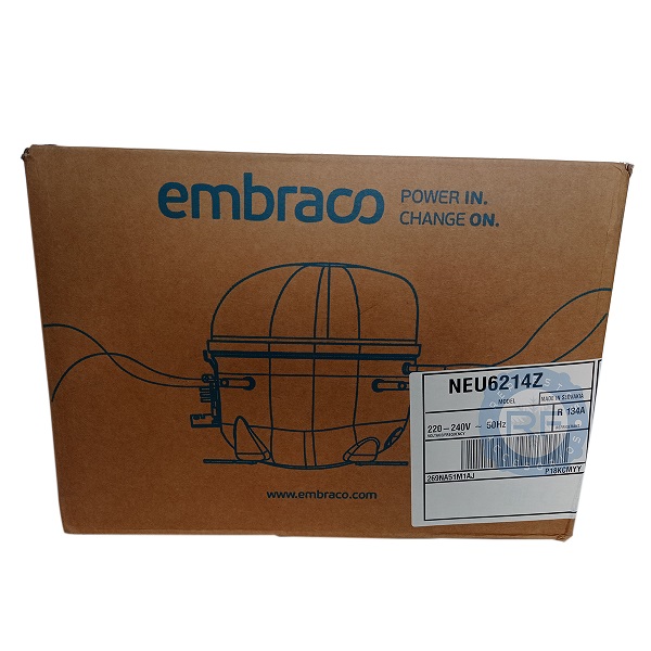 COMPRESOR EMBRACO ASPERA 1&frasl;2HP R134A HBP NEU6214Z  