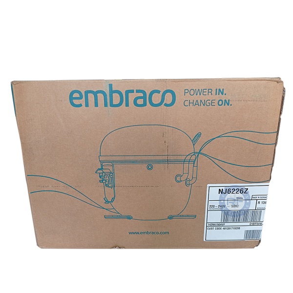 COMPRESOR EMBRACO ASPERA 1 1&frasl;4HP R134A HBP NJ6226Z  
