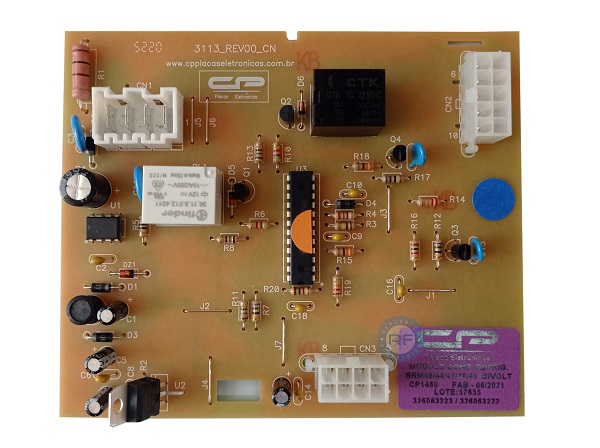 PLAQUETA CP HELADERA WHIRLPOOL WRM44D &frasl; 49X1 &frasl; 49D1 &frasl; 48P &frasl; 48D &frasl; ERM480  