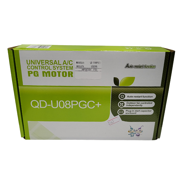 PLAQUETA AIRE UNIVERSAL POR PULSO QD-U08PGC+ DISPLAY  