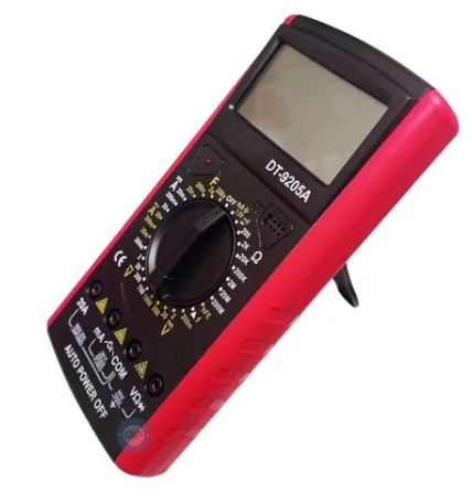 TESTER MULTIMETRO DIGITAL CON CAPACIMETRO DT9205A  