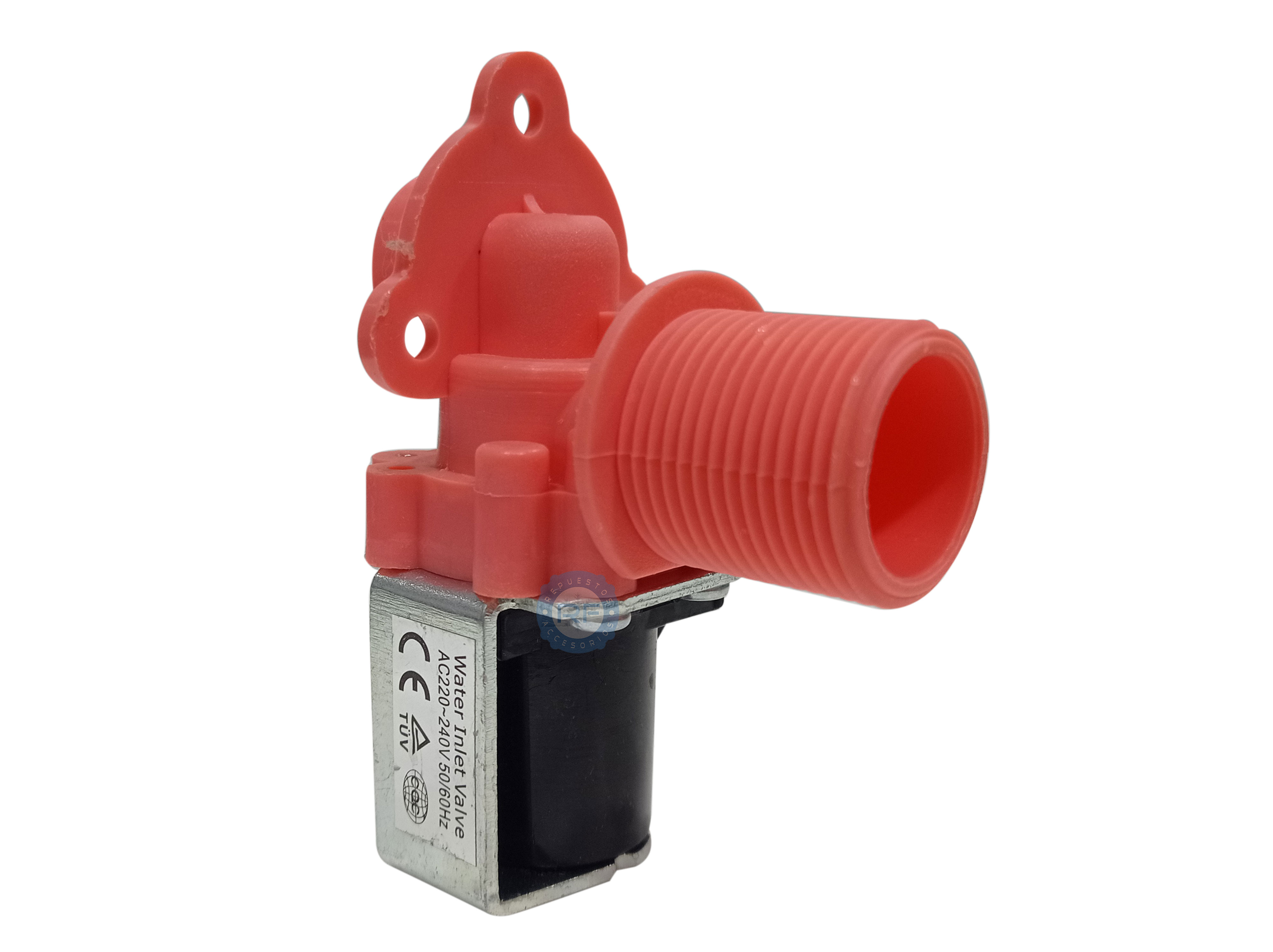 ELECTROVALVULA LAVARROPA CHINOS AGUA CALIENTE (ROJA)  