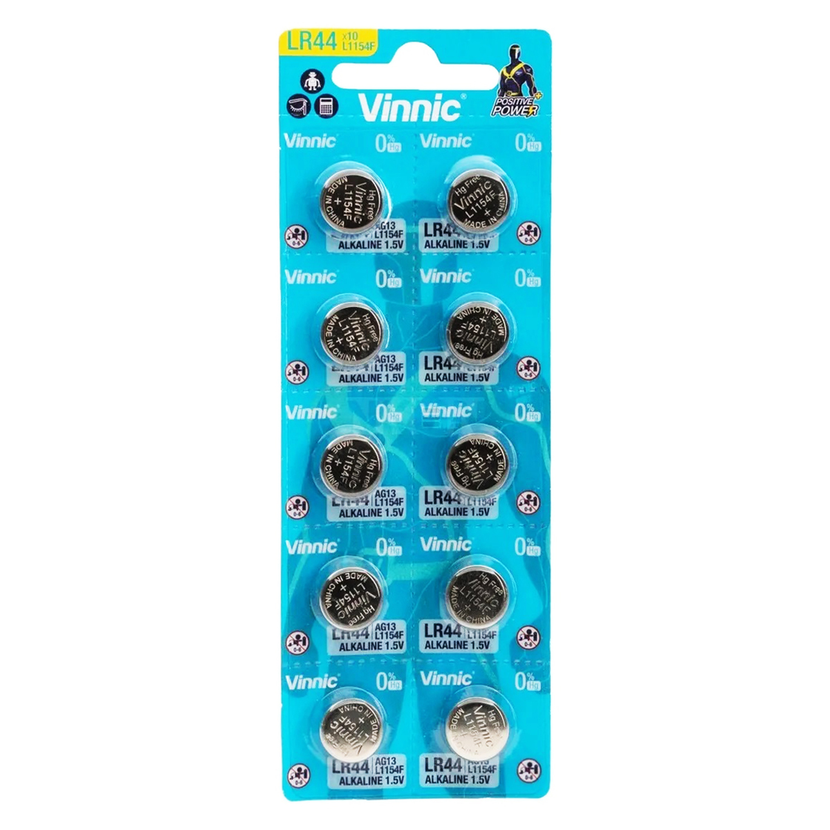 PILAS LR44 VINNIC 1154F-C10 ( PRECIO POR UNIDAD)  