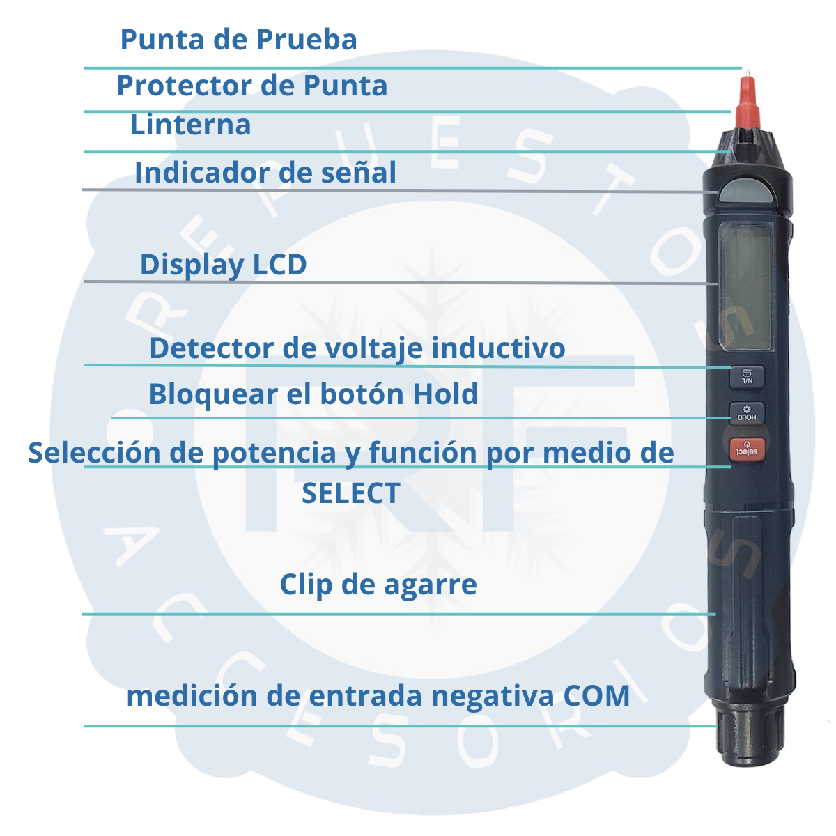 MULTIMETRO DIGITAL TIPO LAPIZ CS3007  