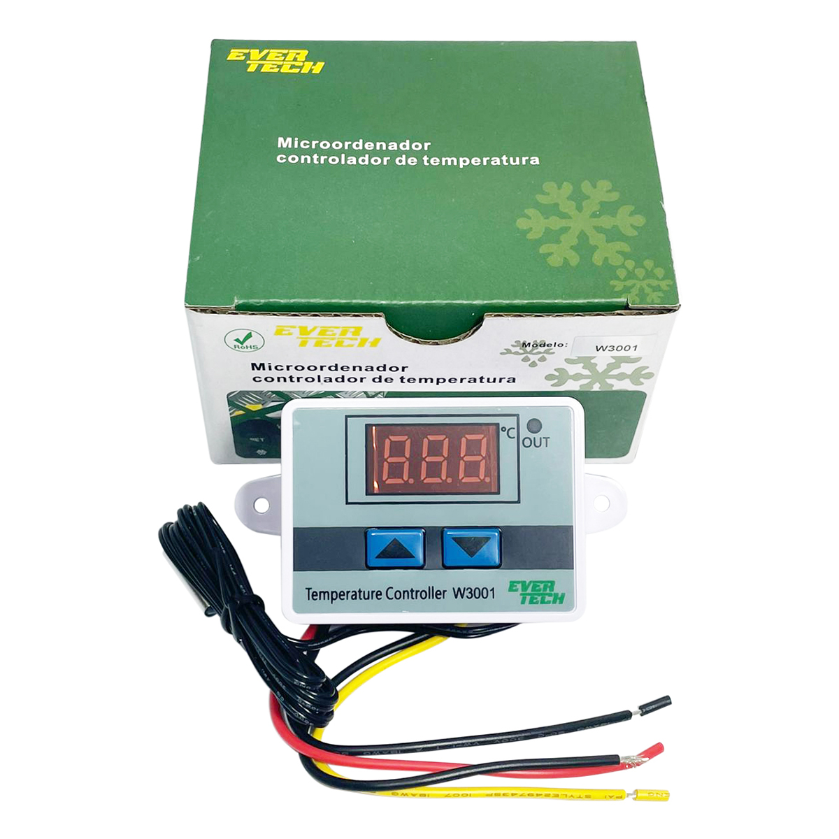 TERMOSTATO DIGITAL W3001 EVERTECH  