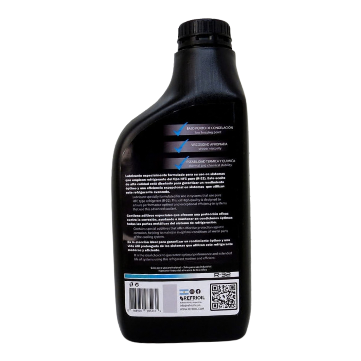 ACEITE REFRIOIL R32  1 LITRO REFRIGERACION  